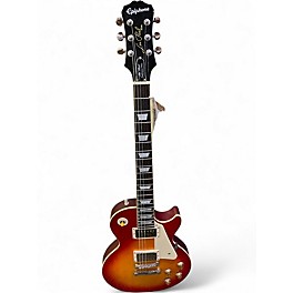 Used Epiphone Custom Shop Les Paul Traditional Pro Cherry Sunburst Solid Body Electric Guitar