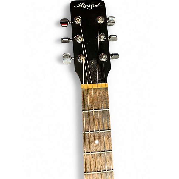Used Minstrel Wild Cherry Natural Acoustic Guitar