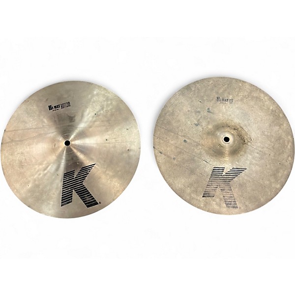 Used Zildjian 13in K Hi Hat Pair Cymbal
