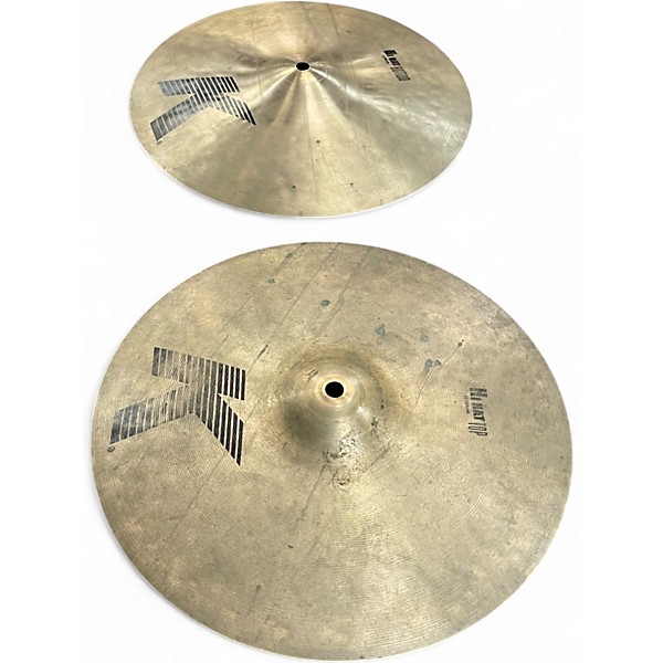 Used Zildjian 13in K Hi Hat Pair Cymbal