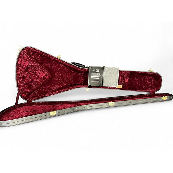 Used 2017 Gibson Flying V Custom Ebony Solid Body Electric Guitar