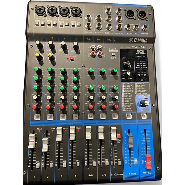 Used Yamaha MG10XUF Powered Mixer