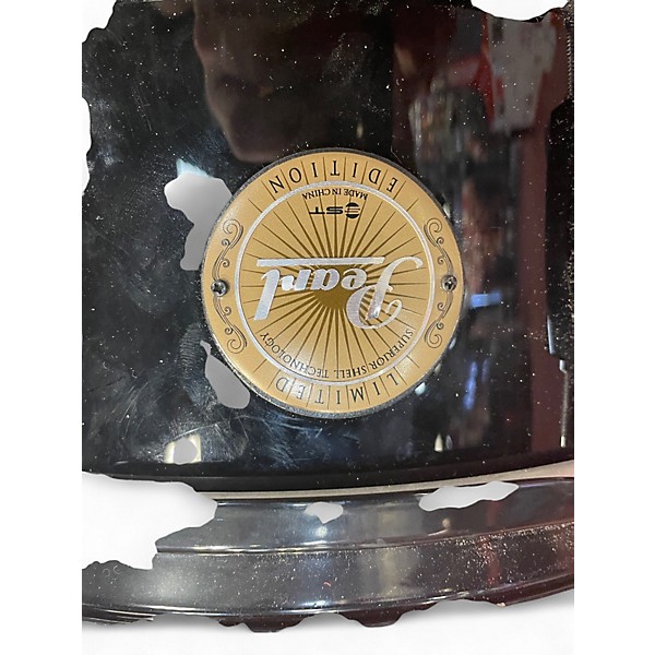 Used Pearl 14in Snare ST limited edition black Drum