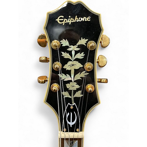 Used Epiphone Sheraton II PRO Black Hollow Body Electric Guitar