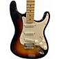 Used Squier STRATOCASTER 3 Tone Sunburst Solid Body Electric Guitar