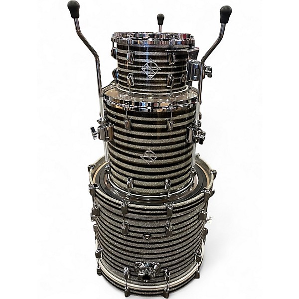 Used Dixon 3 Piece Artisan Maple Stardust Drum Kit