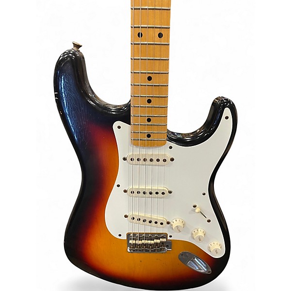 Used Fender Time Machine 1958 Journeyman Relic Stratocaster Chocolate Burst Solid Body Electric Guitar