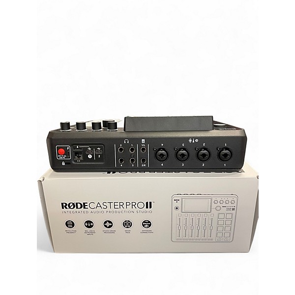 Used RODE Rodecaster ll Audio Interface