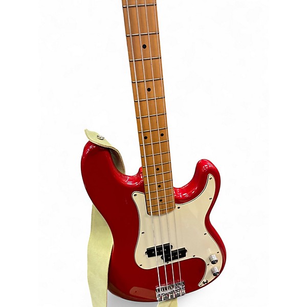Used Squier precision bass II rad Electric Bass Guitar