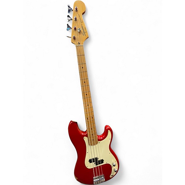 Used Squier precision bass II rad Electric Bass Guitar