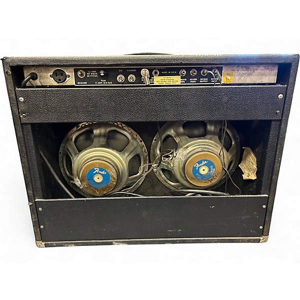 Vintage 1970s Fender Bandmaster Reverb TFL5005 ComboD Tube Guitar Combo Amp