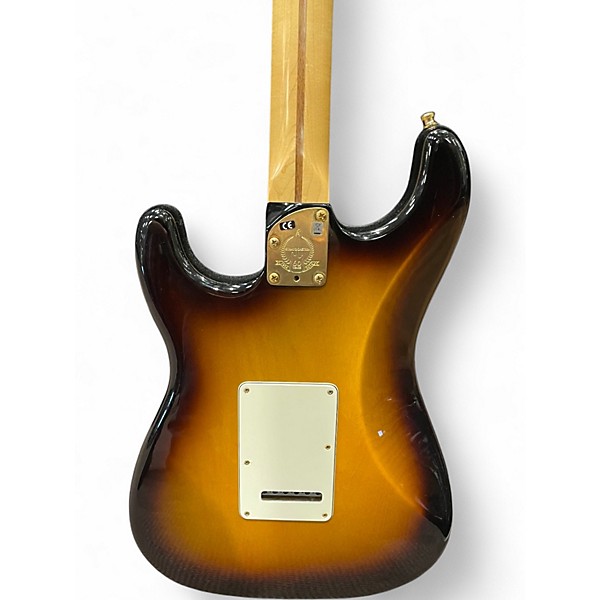 Used Fender 60th Anniversary Commemorative American Standard Stratocaster 2 Color Sunburst Solid Body Electric Guitar