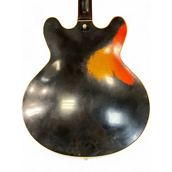 Used Rock N Roll Relics Lightning relic'd ebony Hollow Body Electric Guitar