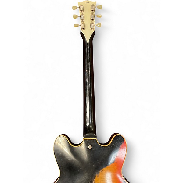 Used Rock N Roll Relics Lightning relic'd ebony Hollow Body Electric Guitar