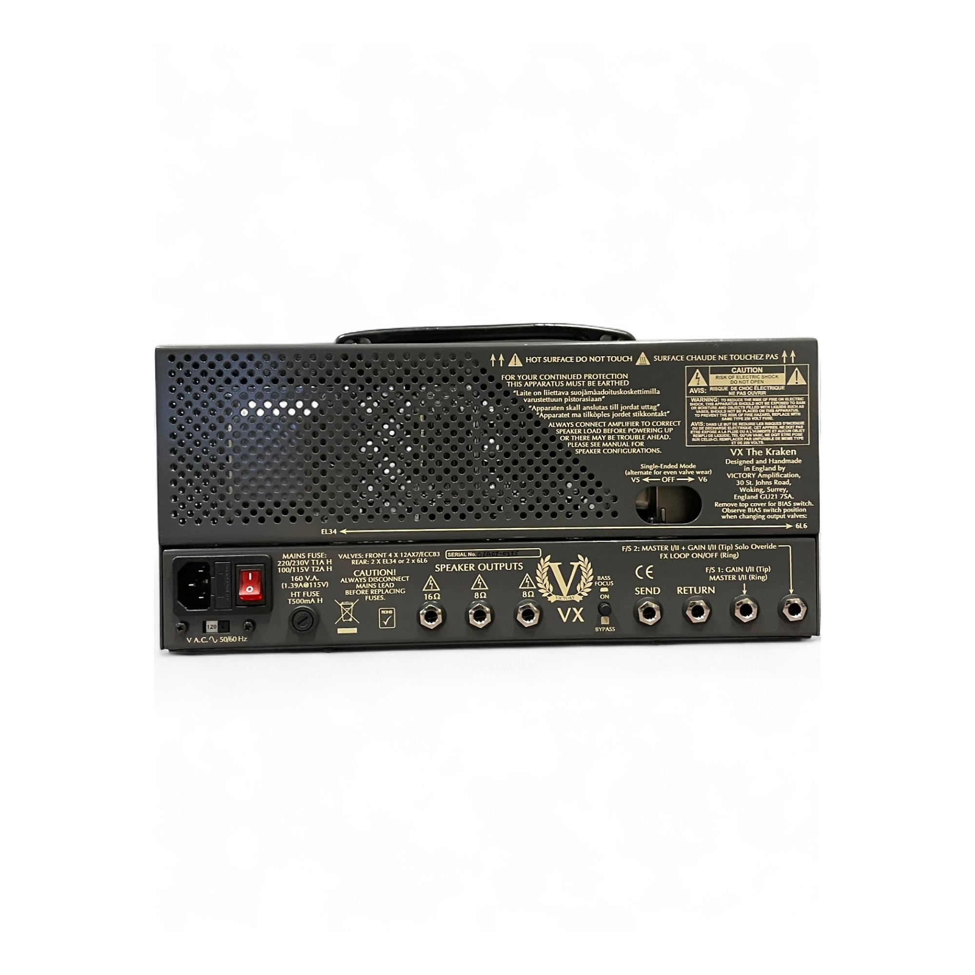 Used Victory KRAKEN MK1 Tube Guitar Amp Head | Guitar Center