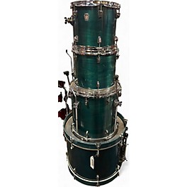 Used 1990s TAMA 4 Piece Classic Maple Blue Shadow Drum Kit