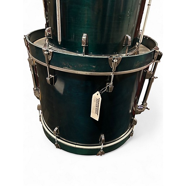 Used 1990s TAMA 4 Piece Classic Maple Blue Shadow Drum Kit