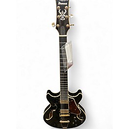Used Ibanez AMH90 Black Hollow Body Electric Guitar