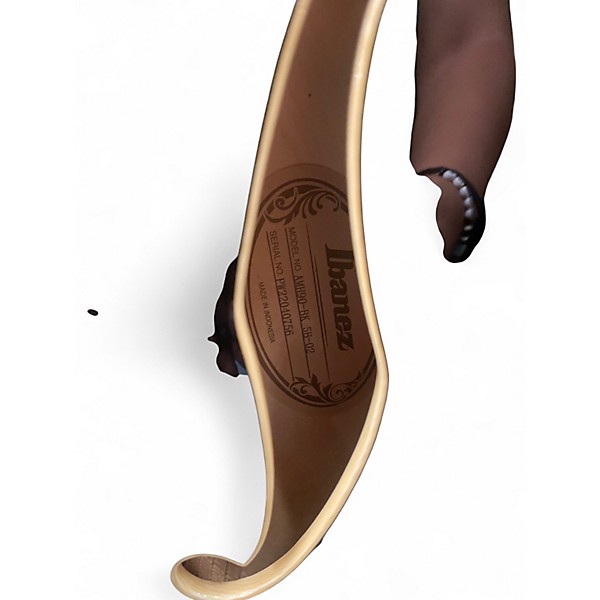 Used Ibanez AMH90 Black Hollow Body Electric Guitar