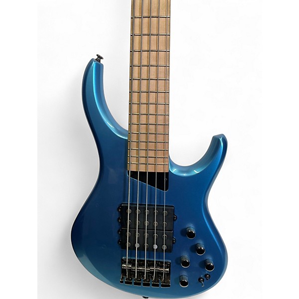 Used Michael Tobias Design Kingston Super 5 Blue Sapphire Electric Bass Guitar