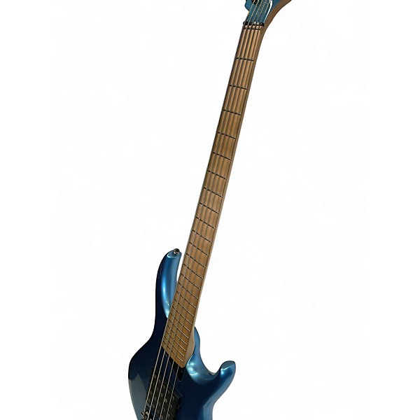 Used Michael Tobias Design Kingston Super 5 Blue Sapphire Electric Bass Guitar
