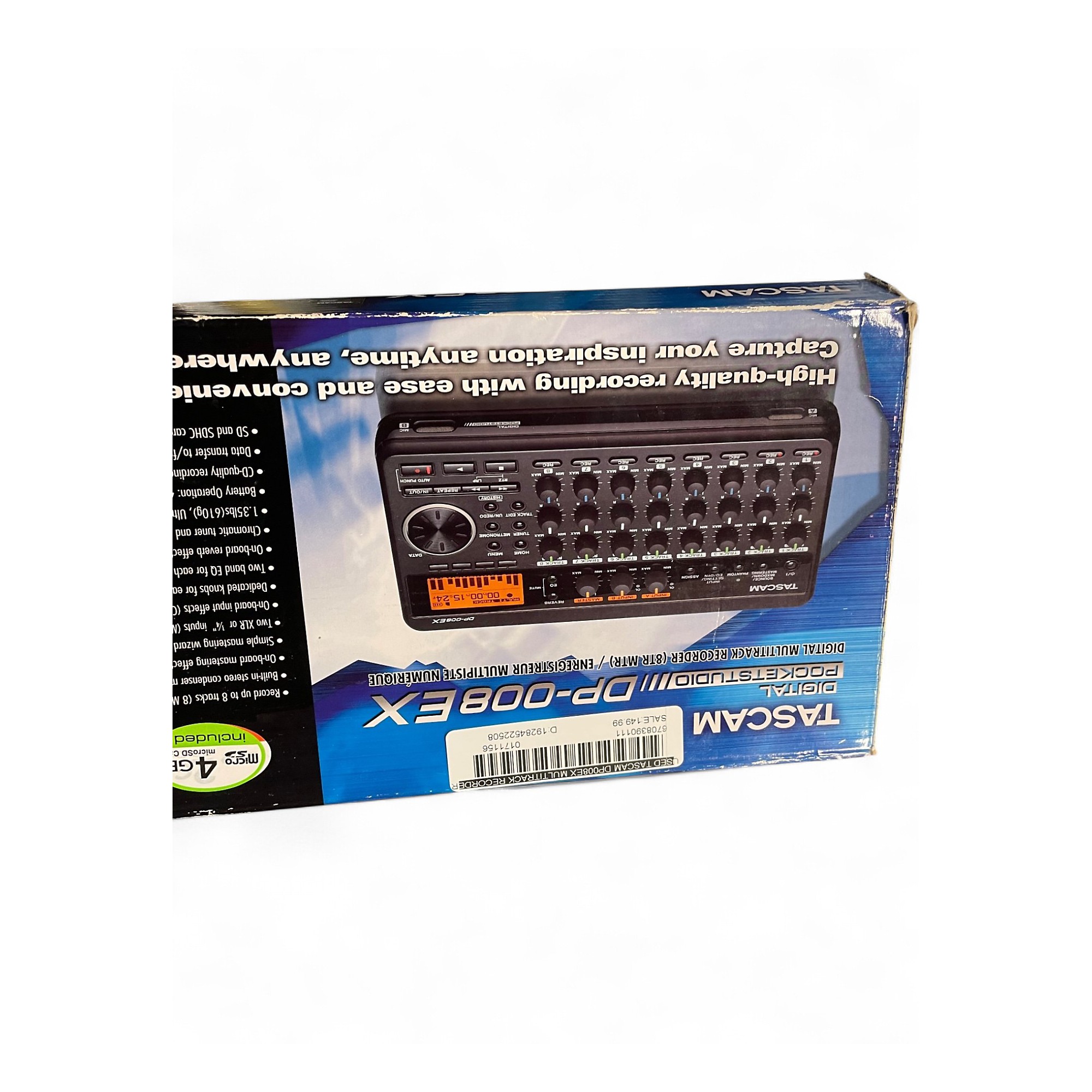 DTM・DAW TASCAM DP 008EX Amazon.com: Tascam DP-008EX 8-Track Digital Pocketstudio