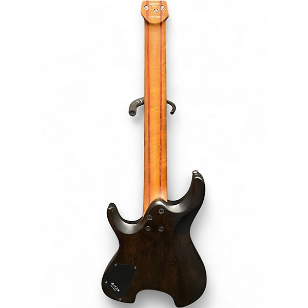 Used Ibanez QX Headless 7-String Antique Amber Solid Body Electric Guitar