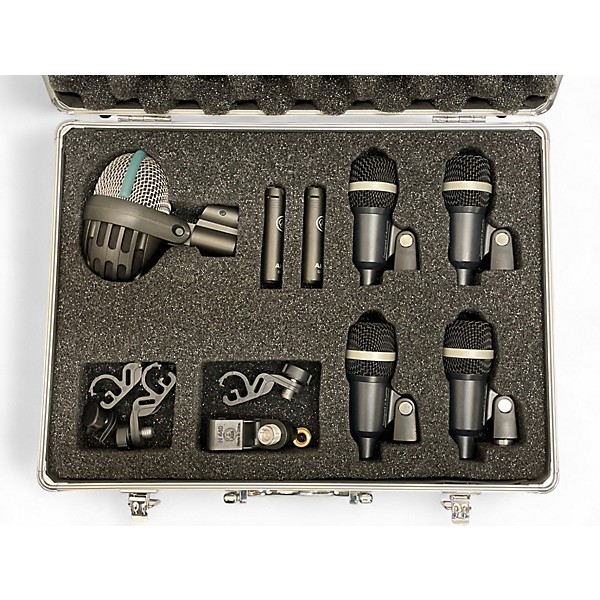 Used AKG DRUM SET MIC Percussion Microphone Pack