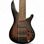 Used Ibanez SR406BCW Natural Electric Bass Guitar