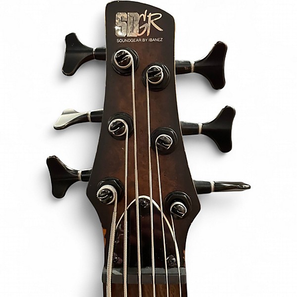 Used Ibanez SR406BCW Natural Electric Bass Guitar