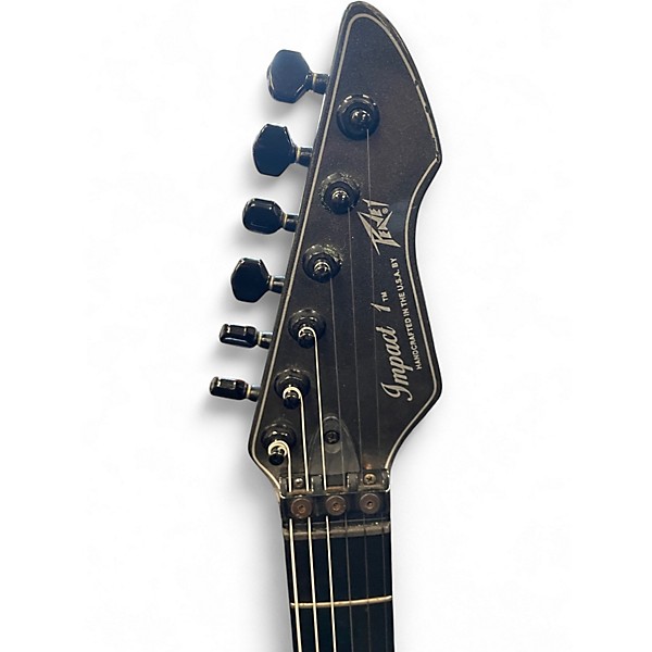 Vintage 1990s Peavey IMPACT 1 Black Solid Body Electric Guitar