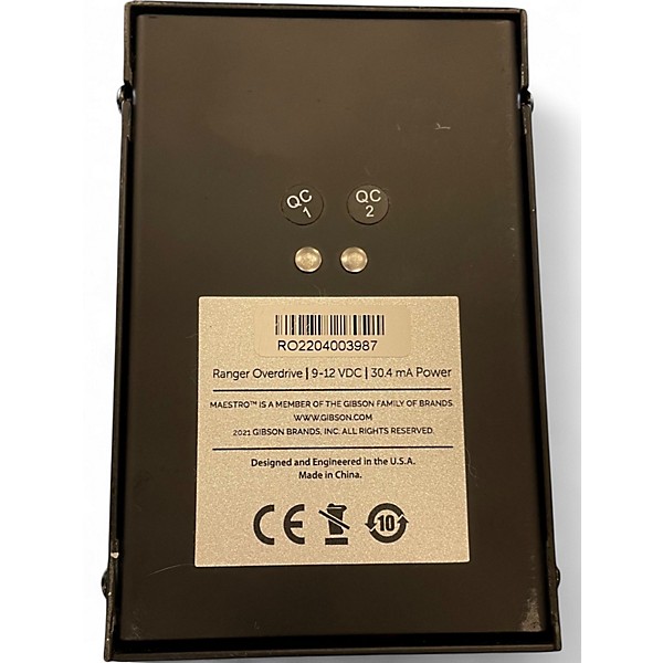 Used Maestro ranger overdrive Effect Pedal