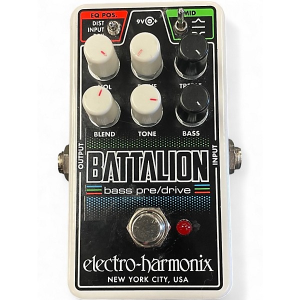 Used Electro-Harmonix battalion Bass Effect Pedal