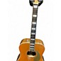 Used Fender king Natural Acoustic Electric Guitar