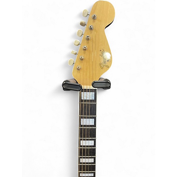 Used Fender king Natural Acoustic Electric Guitar