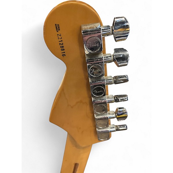 Used 2002 Fender Highway One Stratocaster Teal Solid Body Electric Guitar