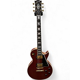 Used 2009 Gibson 1957 Reissue Les Paul Custom Faded Cherry Faded Cherry Solid Body Electric Guitar