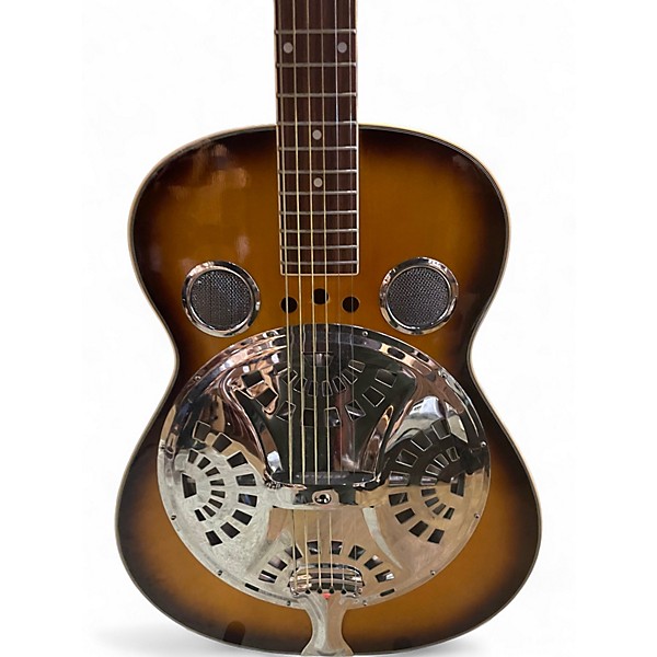 Used Regal RD40 2 Tone Sunburst Resonator Guitar