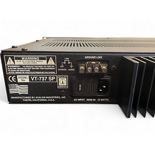 Used Avalon VT737SP Class A Mono Tube Microphone Preamp