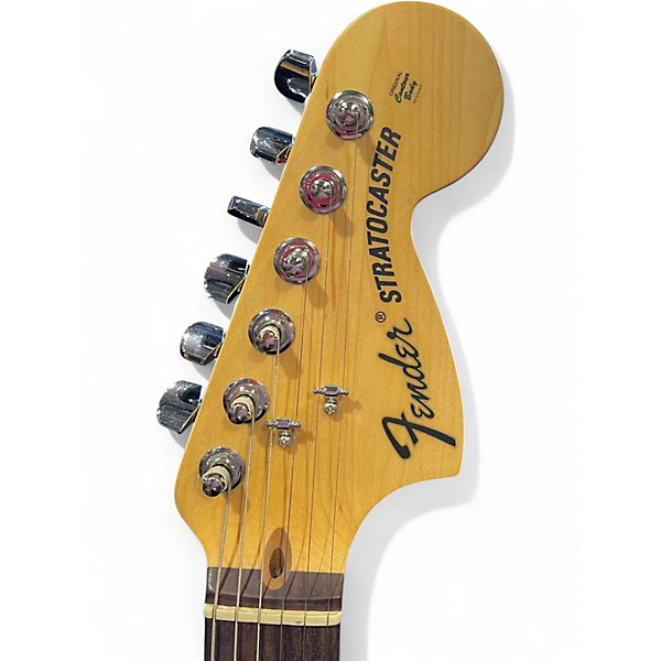 Used Fender American Special Stratocaster HSS Black Solid Body Electric Guitar