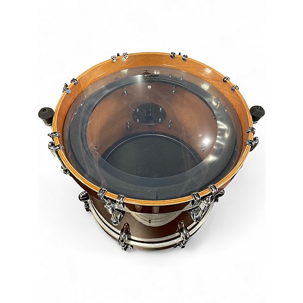 Used Gretsch Drums 4 Piece Micro Bronze Sparkle Bronze Drum Kit