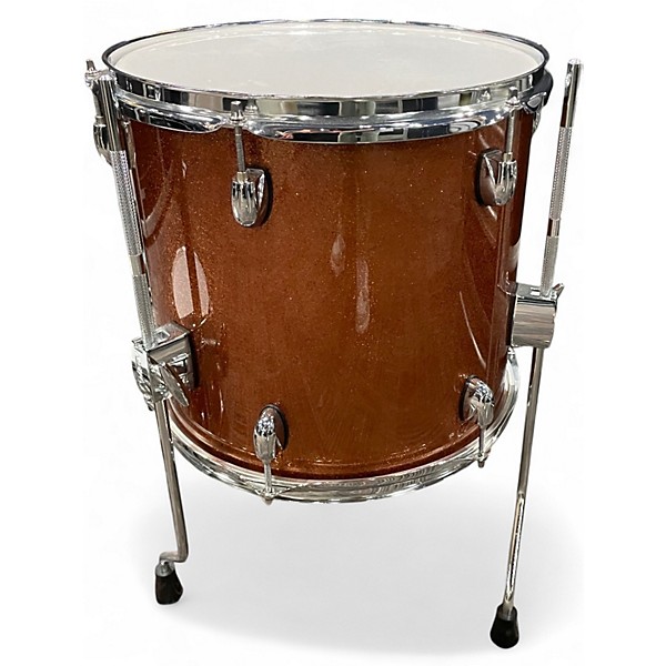 Used Gretsch Drums 4 Piece Micro Bronze Sparkle Bronze Drum Kit