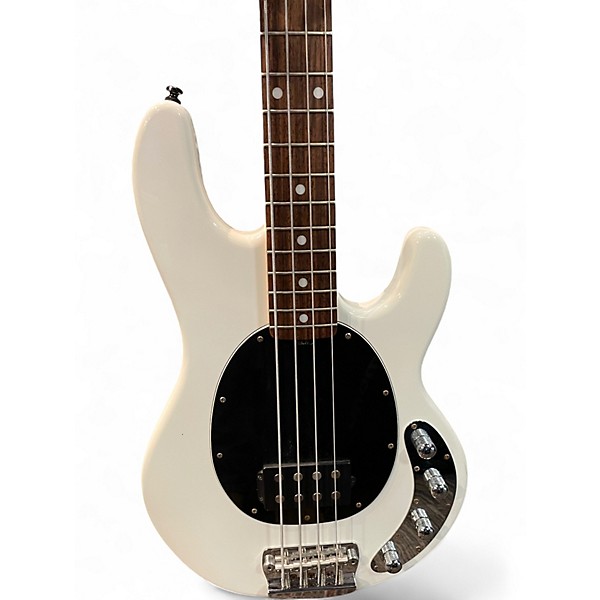 Used Sterling by Music Man Ray34 WHITE Electric Bass Guitar