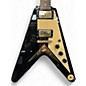 Used Epiphone Flying V Korina 1958 Black Solid Body Electric Guitar