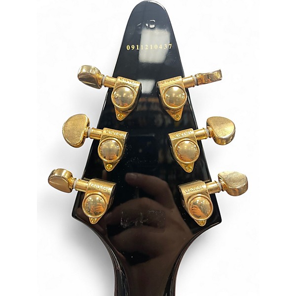 Used Epiphone Flying V Korina 1958 Black Solid Body Electric Guitar