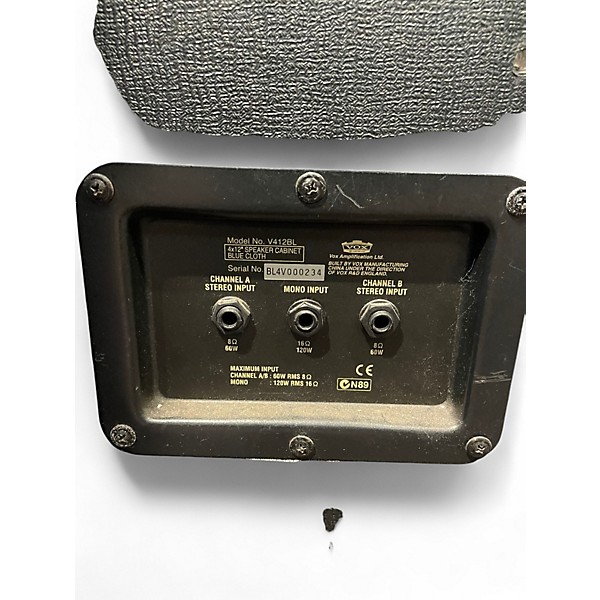 Used VOX V412BL Bass Cabinet