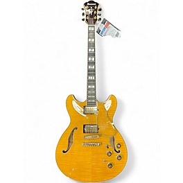 Used Ibanez AS153 Antique Amber Hollow Body Electric Guitar