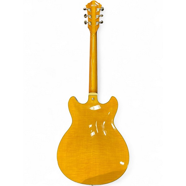 Used Ibanez AS153 Antique Amber Hollow Body Electric Guitar