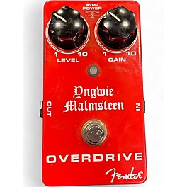 Used Fender yngwie malmsteen overdrive Effect Pedal
