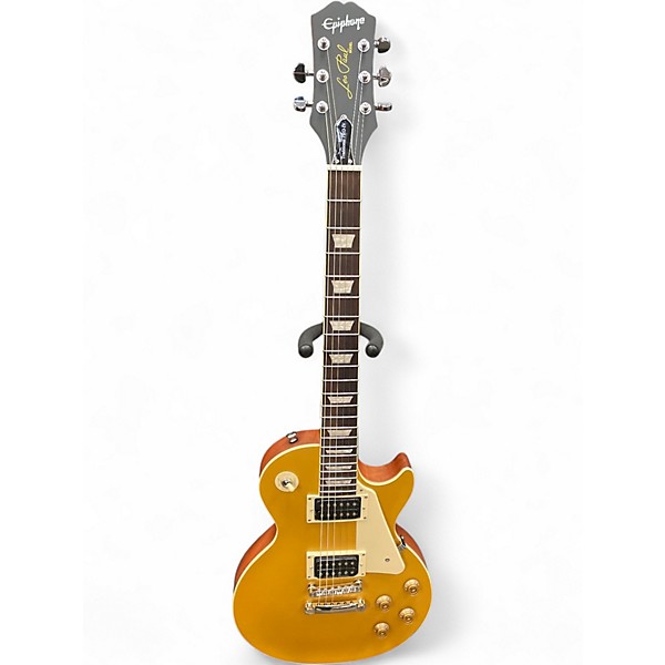 Used Epiphone Les Paul Traditional Pro IV Gold Solid Body Electric Guitar